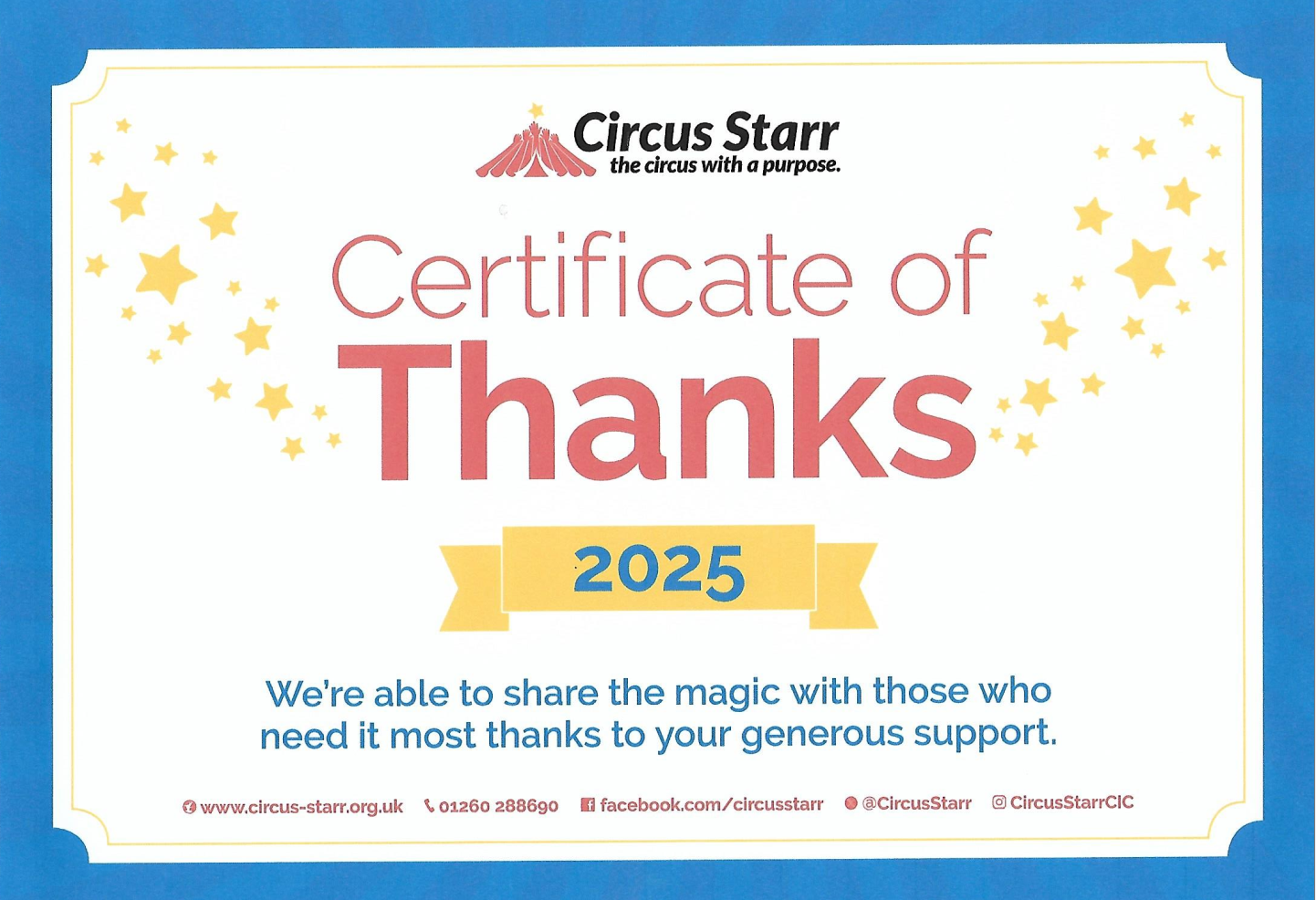 Circus Starr - A circus with a purpose